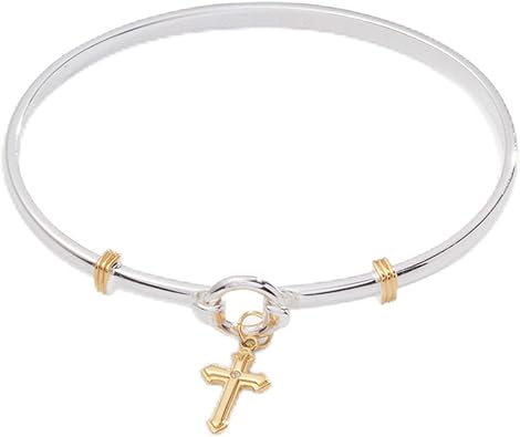 Alex and Ani Cross Clip Bangle