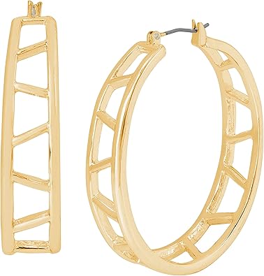 Caged Hoop Earrings