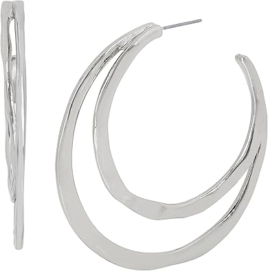 ROBERT LEE MORRIS Double Hoop Earrings