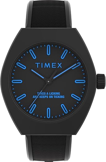 Timex Unisex Urban Pop 40mm Watch - Black Strap Black Dial Black Case