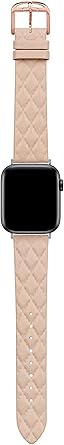 Ted Baker Pink Quilted Leather Strap for Apple Watch® (Model: BKS38F221B0)