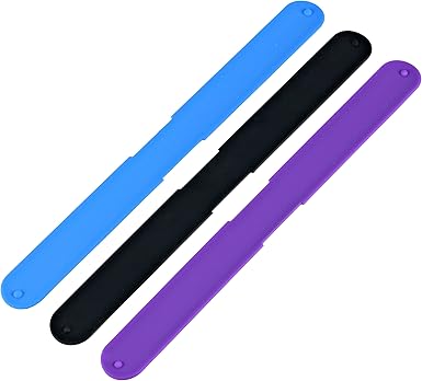 TKO ORLOGI TK611X1 Rubber Slap Watch Bracelets Black Purple Blue