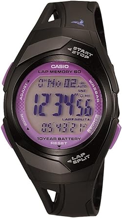 Casio Women's STR300-1C Sports Watch - Black & Pink