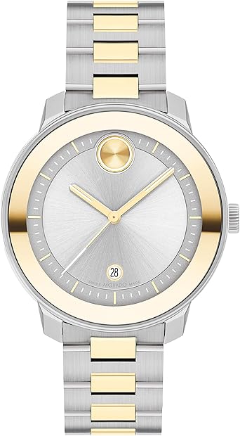 Movado Bold 3600870 Verso Women's Two Tone Stainless Steel Case and Bracelet Color: Two Tone