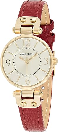 Anne Klein Women's Leather Strap Watch