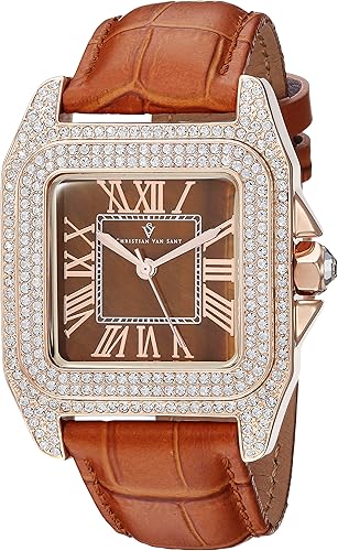 Women's CV4423 Radieuse Analog Display Quartz Brown Watch