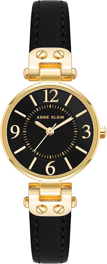 Anne Klein Women's Leather Strap Watch