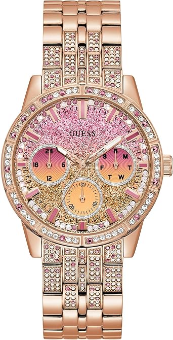 GUESS Ladies Sport Multifunction Duotone Crystal 40mm Watch