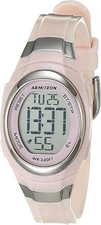 Armitron Sport Women's Digital Chronograph Resin Strap Watch, 45/7034