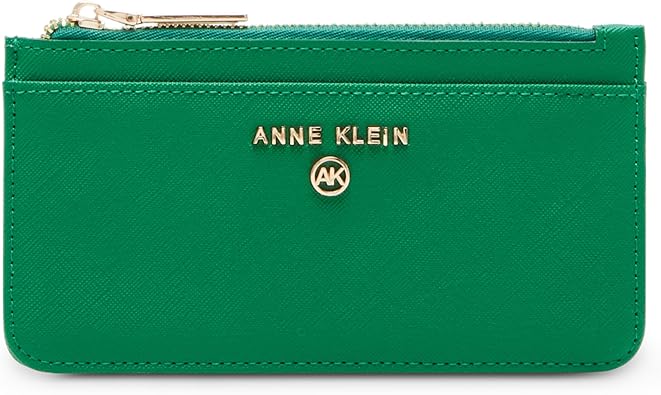 Anne Klein AK Logo top Zip Pouch, Fern