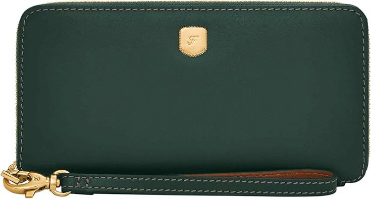 Fossil Lennox Zip Continental Wallet, Viridian