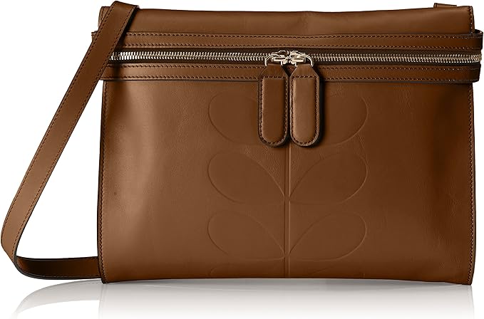 Orla Kiely Women's Embossed Leather Mini Laurel