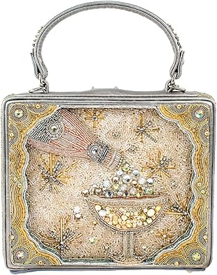 Mary Frances Make it Pop Top Handle Champagne Handbag, Multicoloured