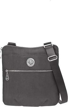 Baggallini Hanover Travel Crossbody Bag, Charcoal, One Size