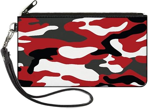 Buckle-Down Women's Standard Zip Wallet Camo Small, 6.5