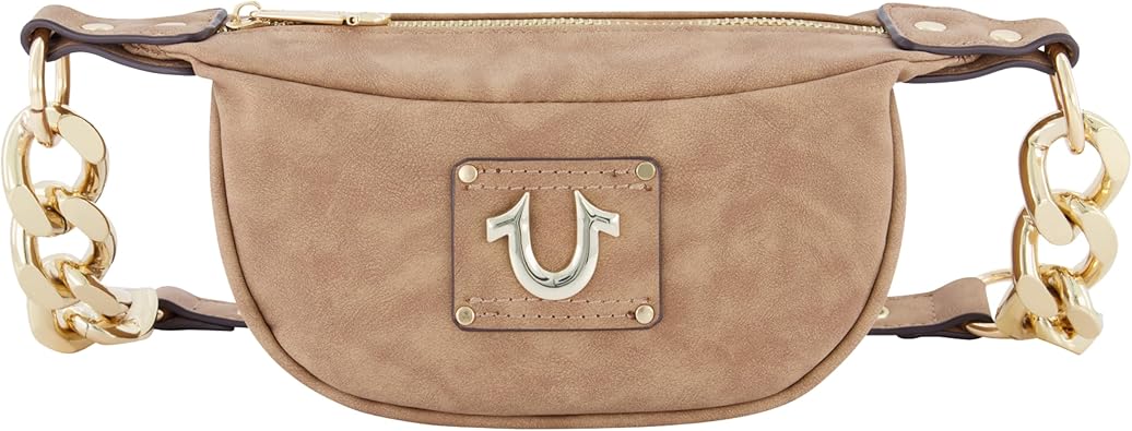 True Religion Shoulder Bag, Women's Mini Crossbody Purse with Adjustable Chain Strap