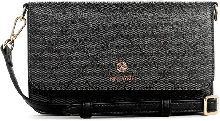 Nine West Lockup 9 Phone Wallet Crossbody