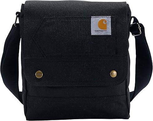 Carhartt, Durable, Adjustable Crossbody Bag With Flap Over Snap Closure