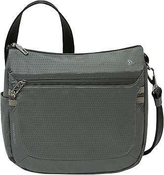 Travelon Anti-Theft Active Medium Crossbody, Charcoal, One Size