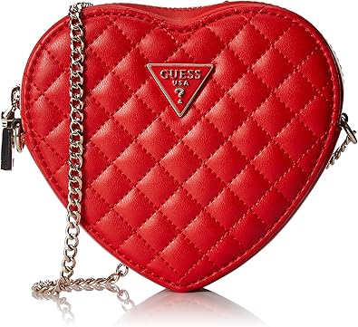 GUESS Rianee Quilt Heart Bag