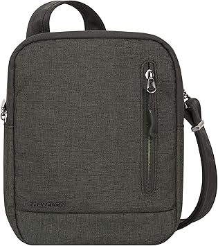 Travelon Anti Theft Urban Small Crossbody Bag, Slate