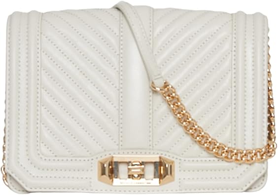 Rebecca Minkoff Women's Chevron Quilted Love Crossbody Bag