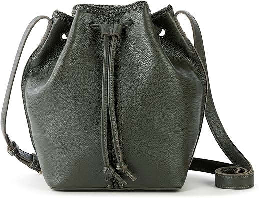 The Sak Ivy Leather Drawstring Bucket