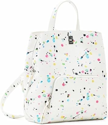 Desigual Women's Accessories PU Backpack Mini, White, One Size