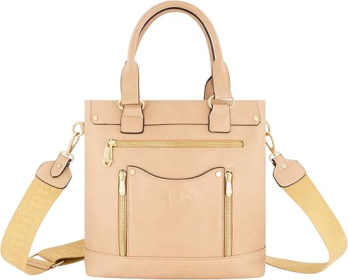 True Religion Women's Crossbody Bag, Adjustable Shoulder Handbag with Horseshoe Logo