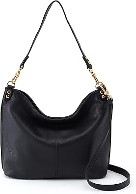 HOBO Pier Leather Shoulder Bag for Women, Convertible to Crossbody