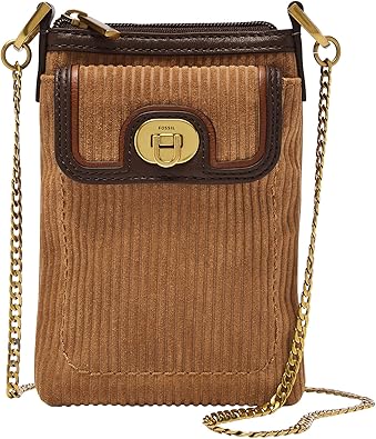 Fossil Women's Harper Leather Phone Bag Purse Handbag for Women