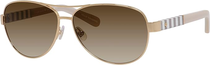 Kate Spade New York Women's Dalia Aviator Sunglasses, Pack of 1