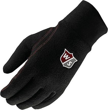 Wilson Staff Men's Winter Golf Gloves - Black