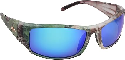 Sea Striker Thresher Polarized Sunglasses with Camo Frame Blue Mirror