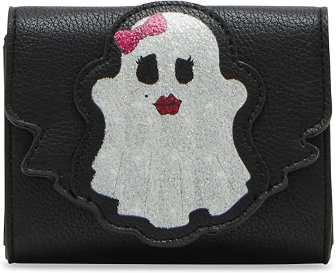 Betsey Johnson Ghouls Bifold Wallet, Black