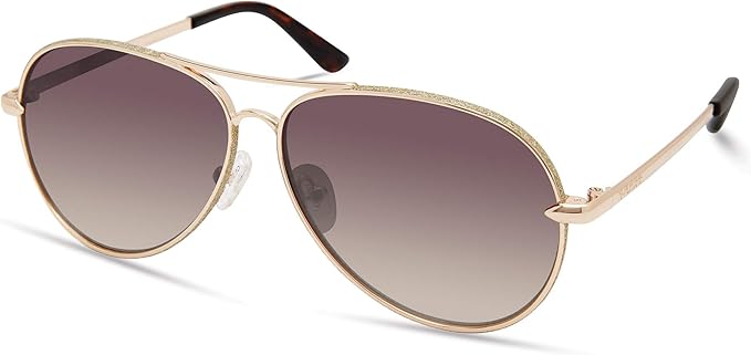 GUESS Women's Classic Aviator Pilot Sunglasses