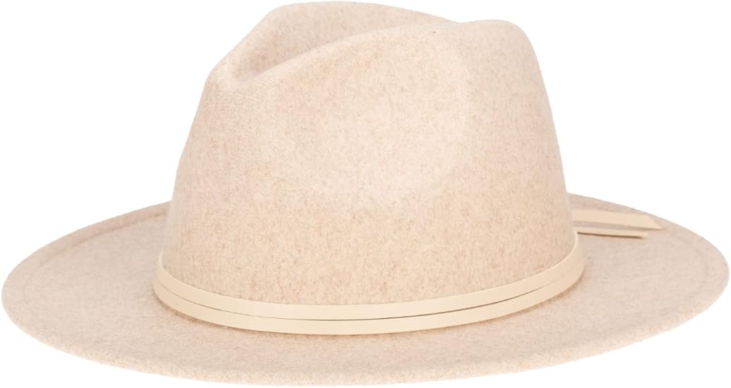 San Diego Hat Co. Women's Short Brim Pinched Crown Classic Fedora