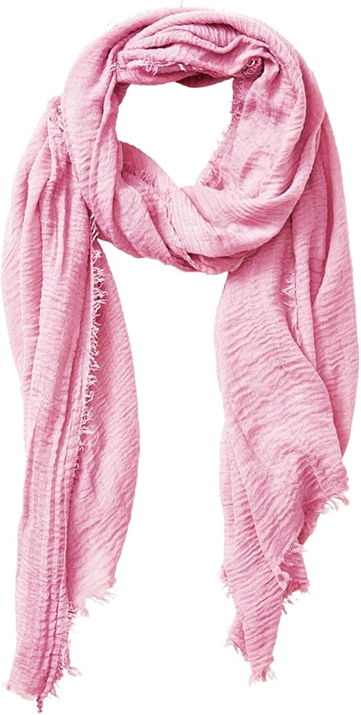 Hadley Wren Women's Lightweight Summer Insect Shield Scarf, Classic Light Pink, One Size