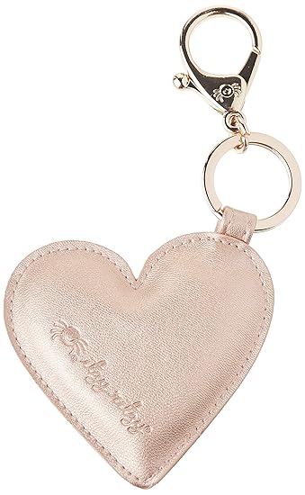 Itzy Ritzy Diaper Bag and Purse Charm, Keychain and Luggage Marker; Measures 6” Long and 3” Wide; Features Durable Clasp and Trendy Gold Hardware, Gold