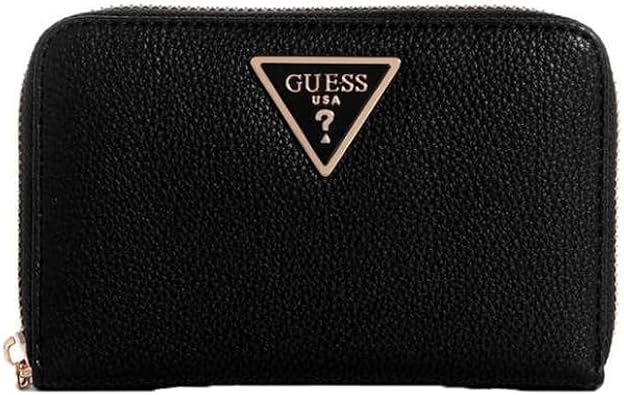 GUESS Laurel Medium Zip Around Wallet, Black