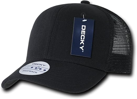 DECKY 6 Panel Curve Bill Trucker Cap