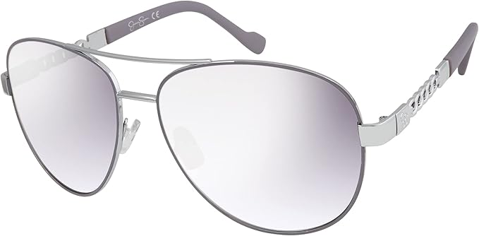 Jessica Simpson Women's J5596 Classic Metal Aviator Pilot Sunglasses with UV400 Protection