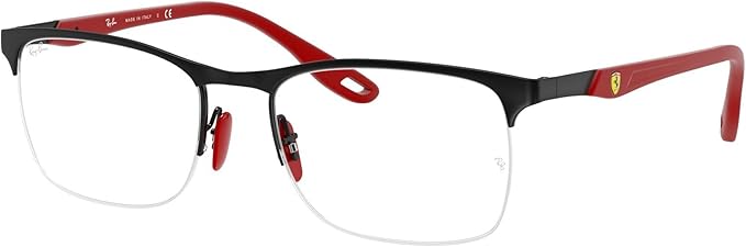 Ray-Ban RX8416m Scuderia Ferrari Collection Square Prescription Eyeglass Frames