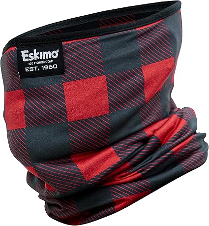 Eskimo Buffalo Plaid Neck Gaiter, Buffalo Plaid, One Size