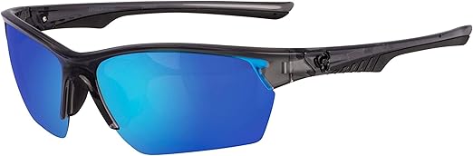 Spiderwire Classic SPW009 Polarized Fishing Sunglasses, Matte Black/Smoke