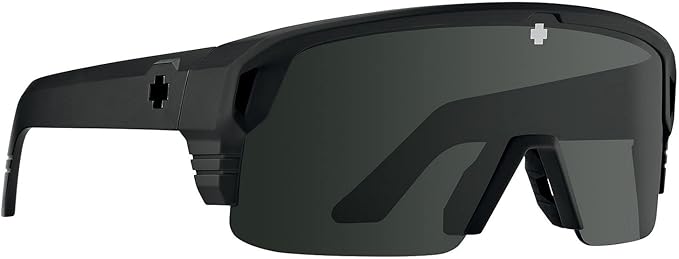 SPY Optic Monolith 5050, Cylindrical Shield Semi-rimless Sunglasses, Color and Contrast Enhancing Lenses