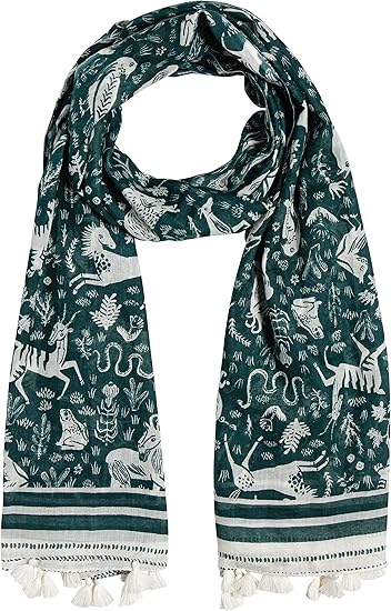 Danica Studio Cotton Long Designer Scarf 40 x 72 inches