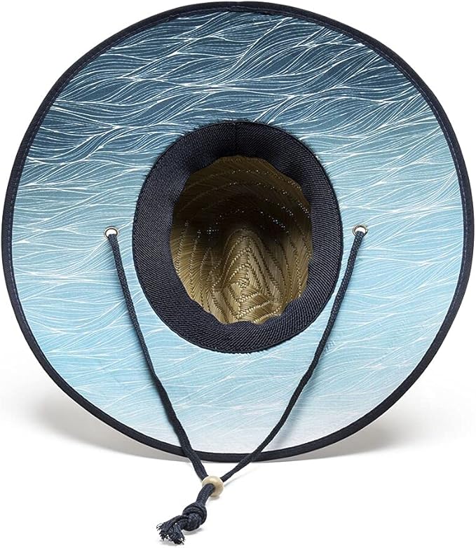 Costa Del Mar Mens Swells Straw Lifeguard Sun Hat, Natural