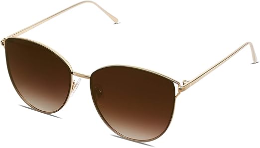 SOJOS Mirrored Flat Lens Fashion Sunglasses for Women SJ1085