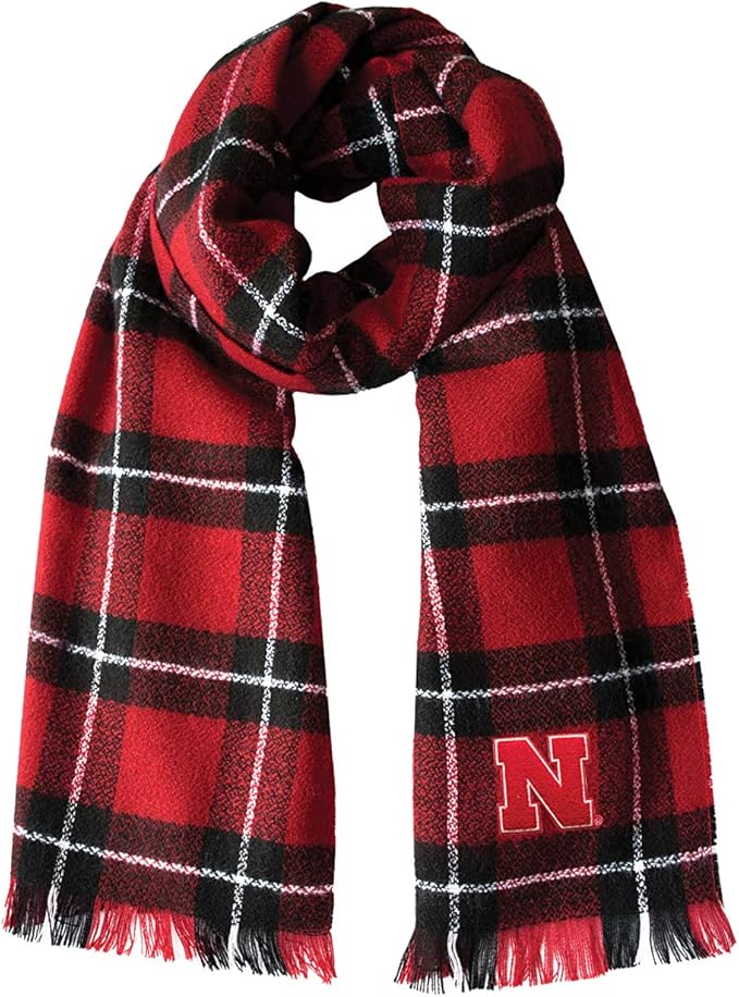 Littlearth NCAA unisex Ncaa Plaid Blanket Scarf